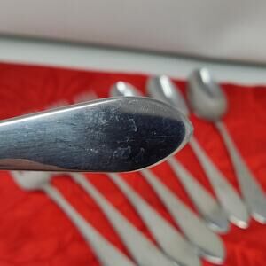 8X Oneida VERTEX 4X Dinner Forks 4X Table Spoons Glossy Stainless Steel